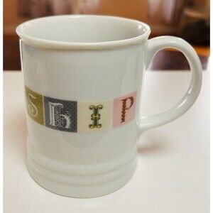 Coffee Mug Friendship Multi-Color Ceramic Cup Fringe Studio California